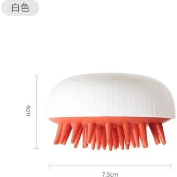 Masážní přístroj Masážní kartáček na tělo + hřeben pro zdravé vlasy 2v1 - White-TypeC