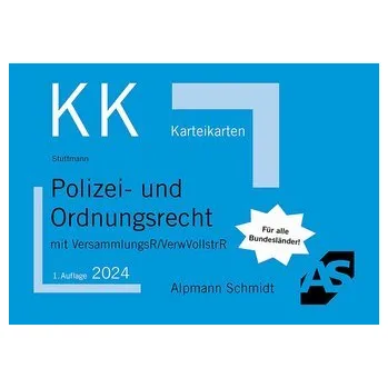 Karteikarten Polizei- und Ordnungsrecht - Stuttmann, Martin