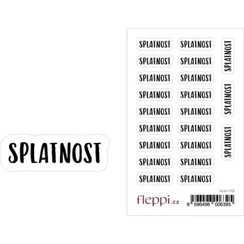 samolepka Fleppi Samolepky Splatnost