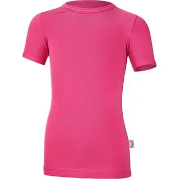 Dětské UV tričko Little Angel Outlast® KR tenké - tm. růžové velikost 92