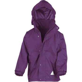 Dívčí bunda Result Junior oboustranná fleecová bunda R160J Purple-Purple M (7-8)