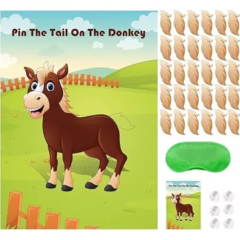 Karnevalový doplněk Dětská hra - Připněte ocas na osla