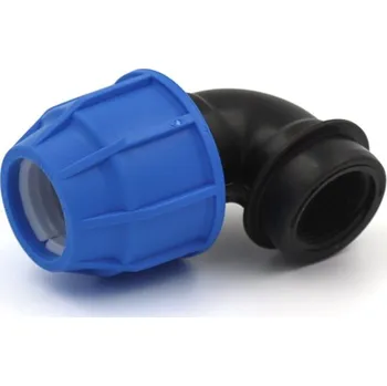 TECNO PLASTIC Koleno 90° svěrný spoj x vnitřní závit 32x1" 40 901 032 100S