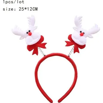 Vánoční dekorace Ozdoba do vlasů | vánoční čelenka - Jelen