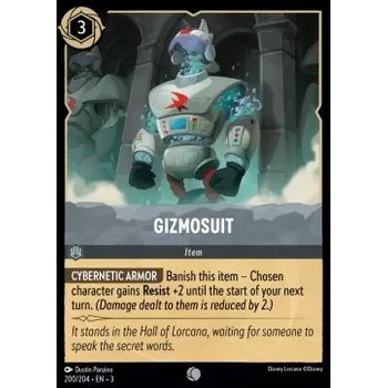 Karetní hra Lorcana INK 200/204 Gizmosuit - Into The Inklands Stav: Near Mint, Verze: HOLO