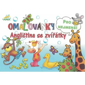 omalovánky Omalovánky Angličtina se zvířátky Aria