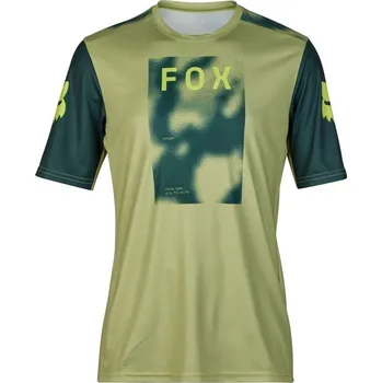 cyklistický dres Cyklistický dres Fox Ranger SS Jersey Race Taunt Pale Green - XL