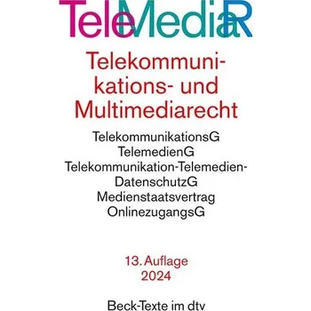 Telemediarecht [DE] (2024, Brožovaná, dtv Verlagsgesellschaft)