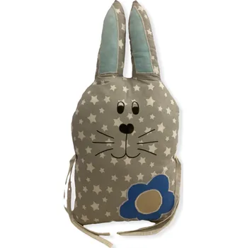 Dekorativní polštářek Polštářek dětský zajíc šedý