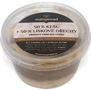 Nutspread Lískooříškové máslo s kešu 1 kg