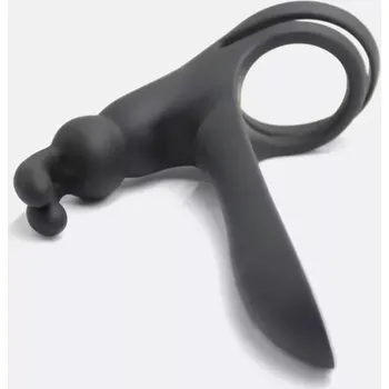 Návlek na penis Vibrační erekční kroužek S-Hande Tusky se stimulací klitorisu