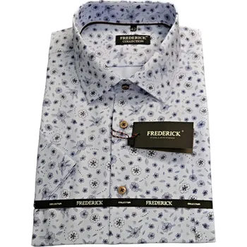 Pánská košile Pánská košile s krátkým rukávem - střih REGULAR - vzor F693 - 40