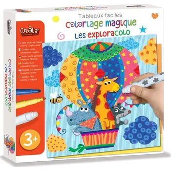 Dřevěná hračka Tvoření magickými fixy Cestování 3+