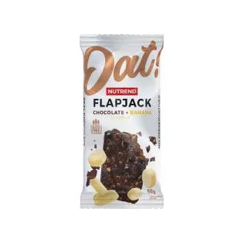Tyčinka Nutrend Flapjack - čokoláda, banán, 50g