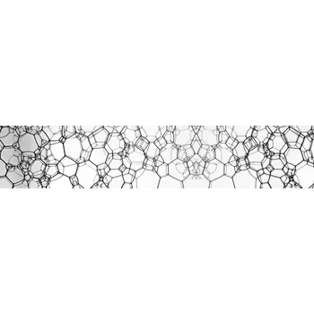 Kuchyňský panel ABS plast Molecules 3000x600mm 1,5mm