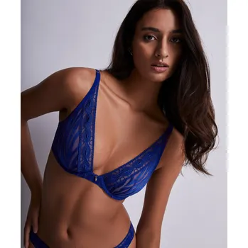 Dámské spodní prádlo Podprsenka AUBADE (2GN12-06), Velikost 70D, Barva modrá