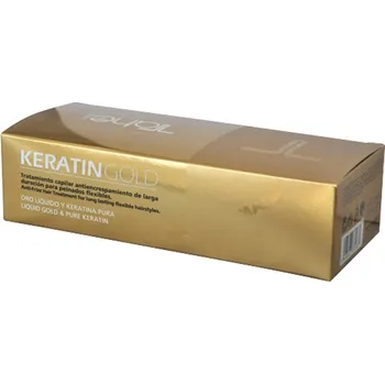 Vlasová regenerace TAHE Keratin Gold Keratinová kúra s tekutým zlatem pro regeneraci vlasů 10×10 ml + dárek Matrix Food For Soft Hydratačný kondicionér 50ml zdarma