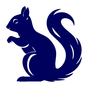 Samolepící dekorace SAMOLEPKA Veverka 004 levá (23 - tmavě modrá) NA AUTO, NÁLEPKA, FÓLIE, POLEP, TUNING, VLASTNÍ TEXT, TISK, AUTOSAMOLEPKY.cz, POLEPY, OBRÁZEK, LOGO, SAMOLEPKY