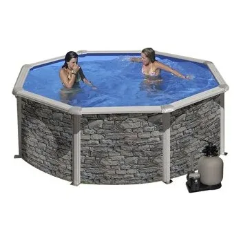 Bazén Bazén GRE Iraklion 4,6 x 1,2m set + písková filtrace 6m3/h