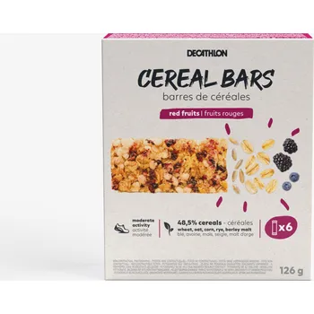 DECATHLON Cereální tyčinka lesní plody 6 ks