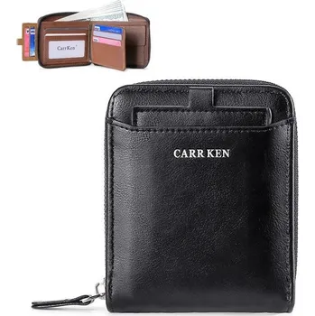 Peněženka Vintage pánská peněženka z umělé kůže - černá3