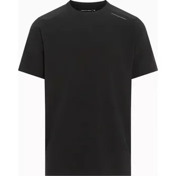 Pánské tričko PORSCHE DESIGN Active T-shirt Tričko sportovní funkční černá (Ultralehké, skladné tričko vodoodpudivé.)