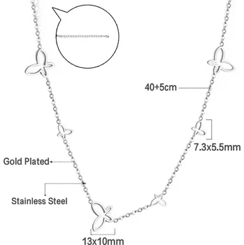 Náhrdelník Stylový náhrdelník ve stříbrné barvě - 691S