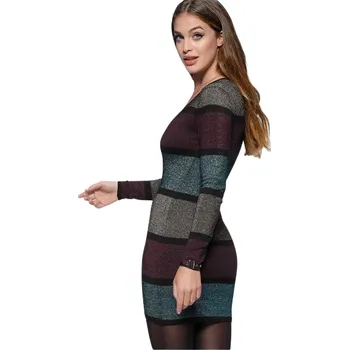 Dámské šaty Dámské svetrové šaty lurexové XS