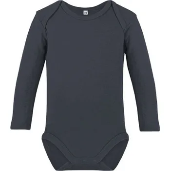Kojenecký body Link Kids Wear Bailey 02 Kojenecké body X11420 Charcoal Grey 62-68