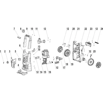 Příslušenství pro vysokotlaký čistič Rotační tryska 180 DEDRA XDED8824.36