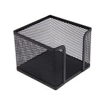 Set školních potřeb Pojemnik na karteczki metalowy czarny MEMOBE