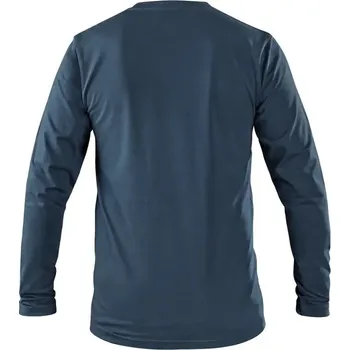 Pánská móda Tričko CXS SIMON, dlouhý rukáv, tmavě modré, vel. 3XL