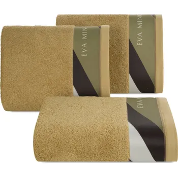 Ručník BAVLNĚNÝ RUČNÍK EVA MINGE1 50X90 CM BÉŽOVÁ