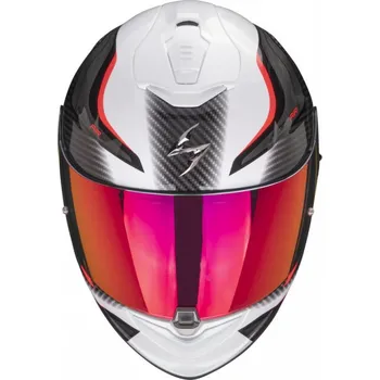 Motodoplněk Moto přilba SCORPION EXO-1400 EVO AIR ATTUNE bílo/červená XL