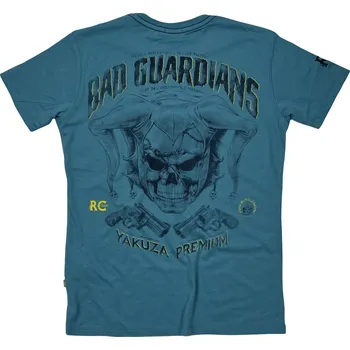 Pánské oblečení Pánské tričko YAKUZA PREMIUM 3609 Barva: Modrá, Velikost: XXL