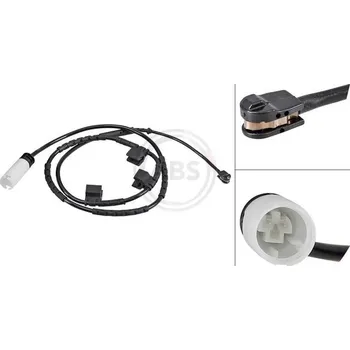 Brzdová destička Výstražný kontakt, opotřebení obložení A.B.S. 39701