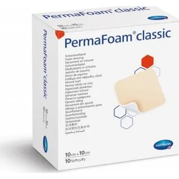 Plynová maska Polyuretanové krytí PermaFoam Classic—Bez lepícího okraje, 15x15 cm, 10ks