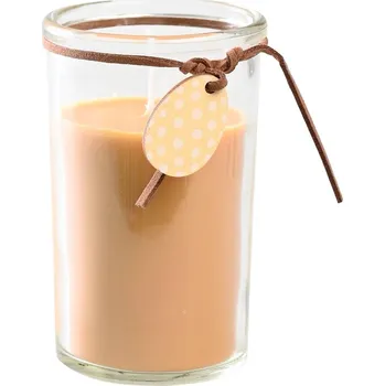 Velikonoční dekorace Det Gamle Apotek Svíčka ve skle Blossom 10x6 cm, 100% parafín, doba hoření 24h