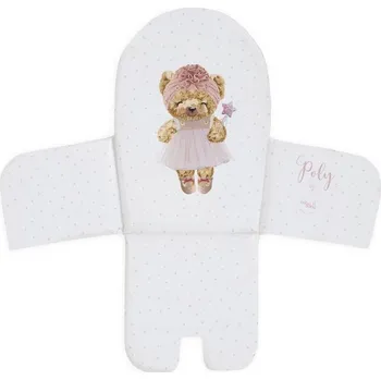 Jídelní židlička Ceba Vložka do jídelní židličky (38x28 cm) Basic Roses Poly