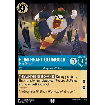 Sběratelská karetní hra Flintheart Glomgold 140/204 - Into the Inklands Typ karty: Foil
