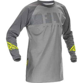 Moto bunda Dres WINDPROOF 2022, FLY RACING (šedá/hi-vis) M