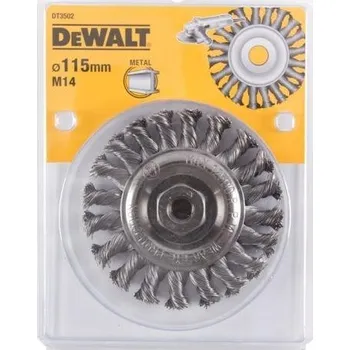 Brusný kotouč Drátěný kartáč kroucené uzly délka 22mm průměr 115mm pro stolní brusky DeWALT DT3502