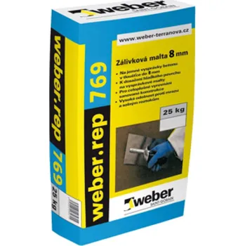 Stavební pojivo Weberrep 769 zálivková malta 8 mm 25 kg