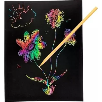 Sešit 10x Vyškrabávací papier-A5