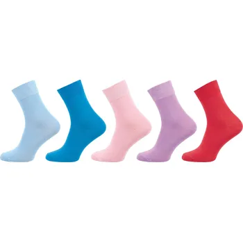 Dámské ponožky Dámské ponožky NOVIA | Lycra MIX 1071 - balení 5 párů Velikost: 23-25 ( 36-38 )