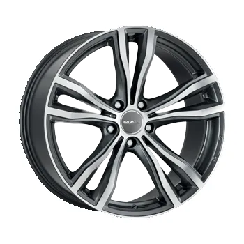 Alu kolo Alu disk MAK X-MODE 9x19, 5x120, 74.1, ET37 GUN MET-MIRROR FACE