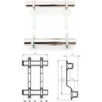 rozdělovač topení SiGMA-Li Mosazný rozdělovač 509x325x87mm - RM-10