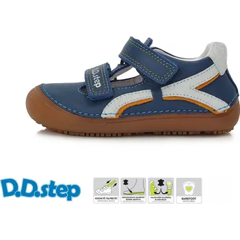 Dětská treková obuv D.D.step chlapecké sandály H063-41339M Barva: modrá, Velikost: 29