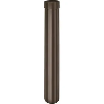 okap Pozinkovaný okapový svod Ø 80 mm délka 1000 mm v barvě testa di moro (hnědá)