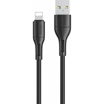 Datový kabel Kabel Usams USB - Apple Lightning 1 m černý